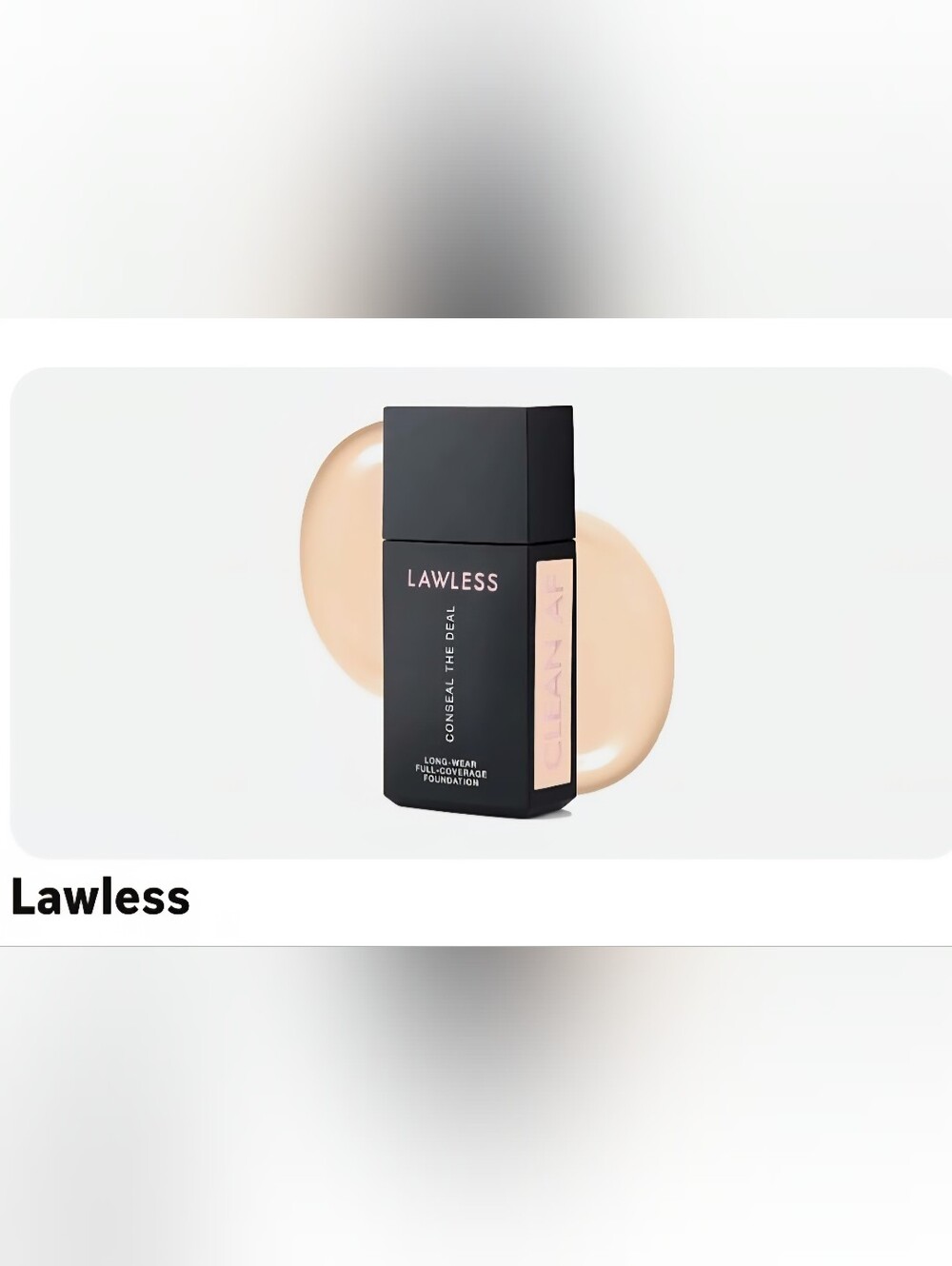 Lawless Conceal The Deal Full-Coverage Foundation - Pearl